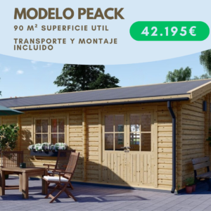 Casa de madera PEACK  90 m²
